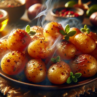 Image of Smoking Ruby Gold Baby Potatoes