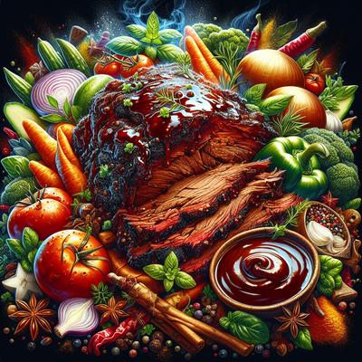 Image of Smoky Barbecue Beef Brisket Crock Pot