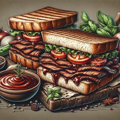 Image of Smoky Barbecue Beef Sandwiches