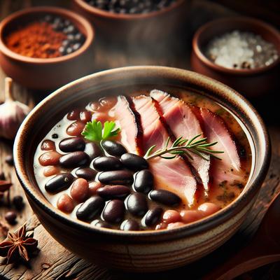 Image of Smoky Black Bean and Ham Soup