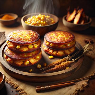 Image of Smoky Chicken Corn Cakes