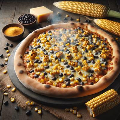 Image of Smoky Corn Black Bean Pizza