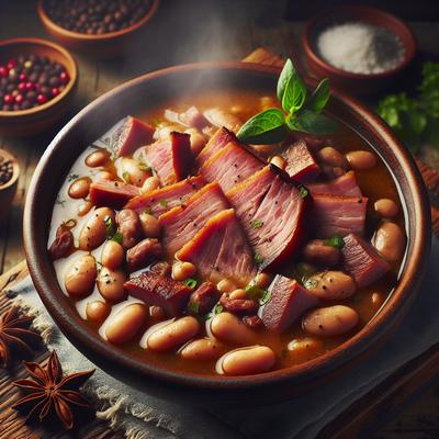 Image of Smoky Ham and Navy Bean Stew