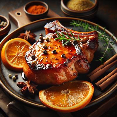 Image of Smoky Orange Glazed Pork Chops