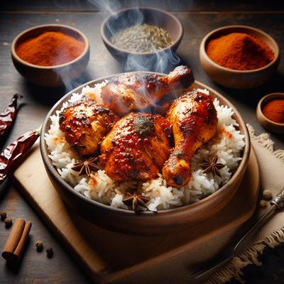 Image of Smoky Paprika Chicken Over Rice