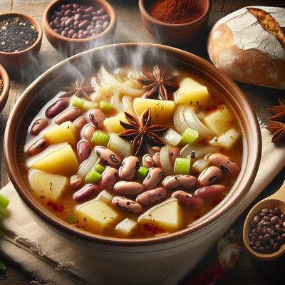 Image of Smoky Pinto Bean and Potato Soup