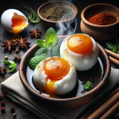 Image of Smoky Poached Eggs