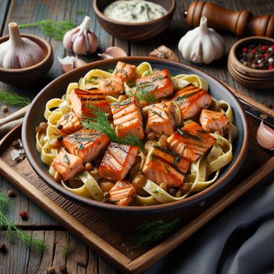 Image of Smoky Salmon Fettuccine