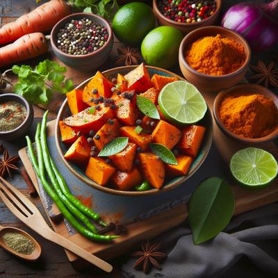 Image of Smoky Spicy Lime Sweet Potatoes