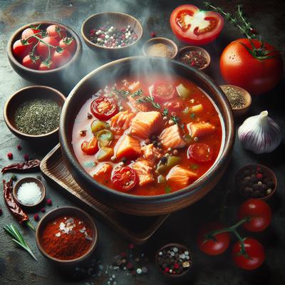 Image of Smoky Tomato Salmon Chowder