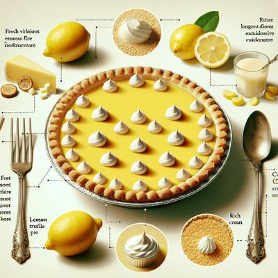 Image of Smooth and Creamy Lemon Truffle Pie