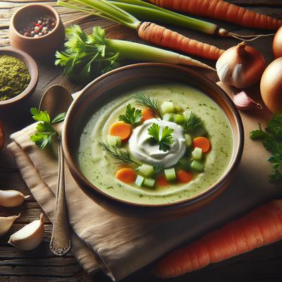 Image of Smooth Creamy Vegetable Soup