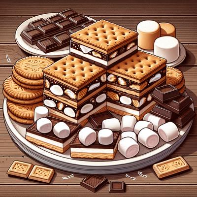 Image of Smores Cookie Bars