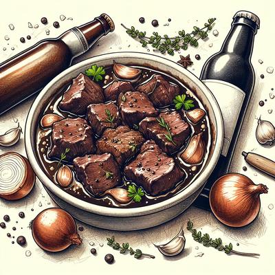Image of Smothered Beef in Beer