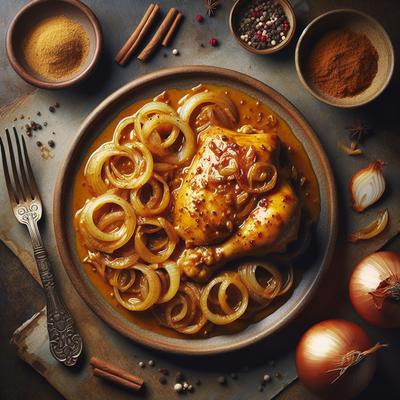 Image of Smothered Chicken in Onion Gravy