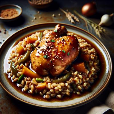 Image of Smothered Chicken with Barley