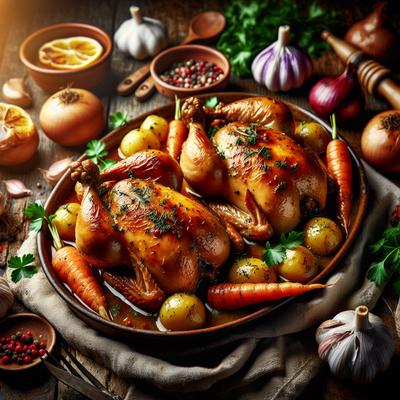Image of Smothered Cornish Game Hens
