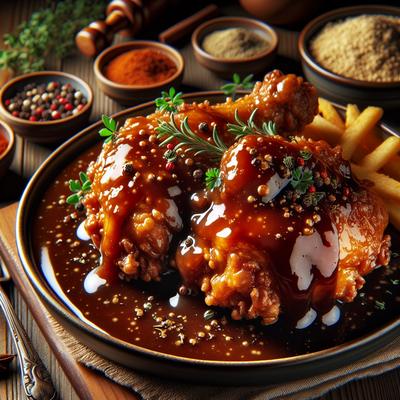 Image of Smothered Fried Chicken