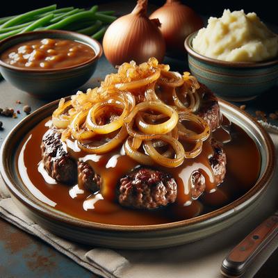 Image of Smothered Hamburger Steaks Onions