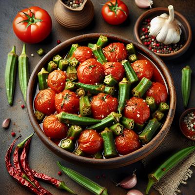 Image of Smothered Okra and Tomatoes