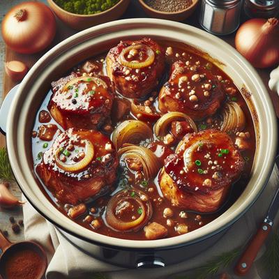 Image of Smothered Pork Chops Crock Pot