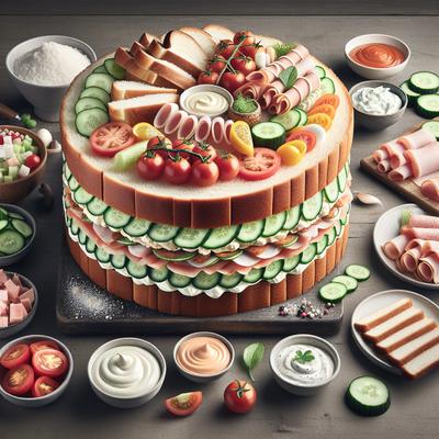 Image of Smrgstrta Swedish Sandwich Cake