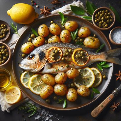 Image of Snapper with Lemon Capers and Baby Potatoes
