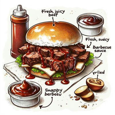 Image of Snappy Barbecue Beef Sandwiches