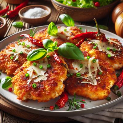Image of Snappy Parmesan and Pepper Chicken Cutlets