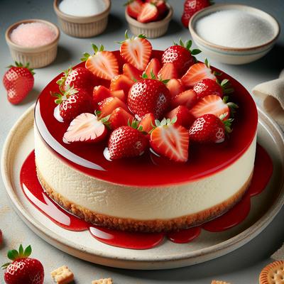 Image of Snazzy Strawberry Cheesecake