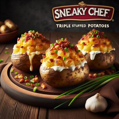 Image of Sneaky Chef Triple Stuffed Potatoes