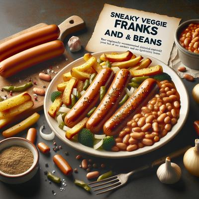 Image of Sneaky Veggie Franks and Beans