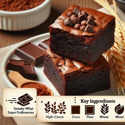 Image of Sneaky Wheat Super Fudge Brownies