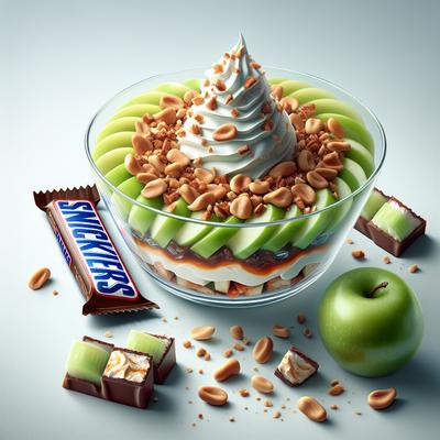 Image of Snickers Salad No Pudding