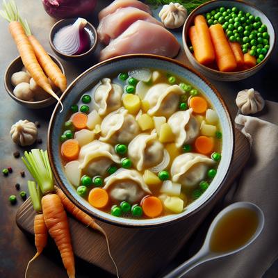 Image of Snow Day Soup Chicken Vegetable and Dumplings