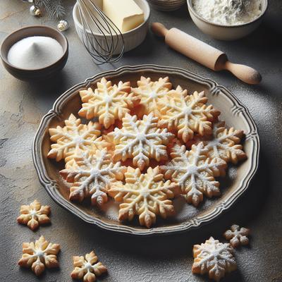 Image of Snow Flake Spritz Cookies