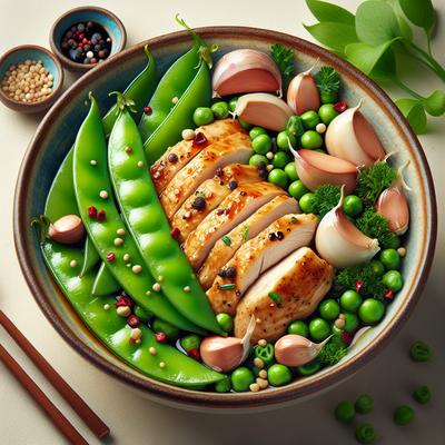 Image of Snow Peas and Chicken