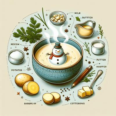Image of Snowman Soup Cream of Potato