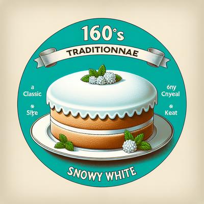 Image of Snowy White Cake 1960