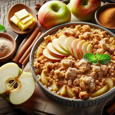 Image of So Easy and Tasty Apple Streusel