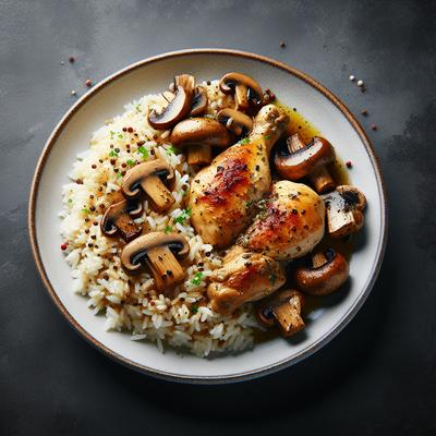 Image of So Easy Chicken and Rice with Mushroom