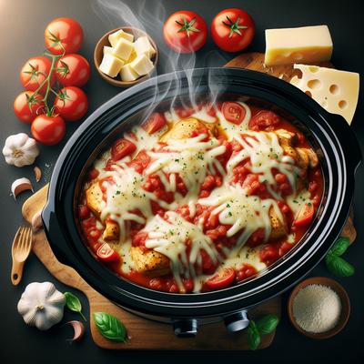 Image of So Easy Crock Pot Chicken Parmesan