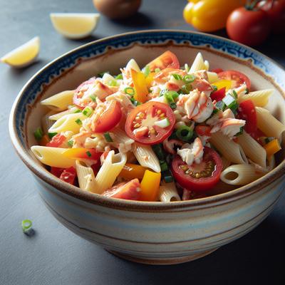 Image of So Easy Pasta Salad with Crab