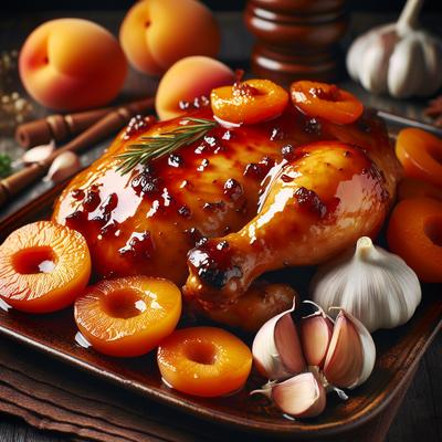 Image of So Easy Sticky Apricot Garlic Glazed Chicken