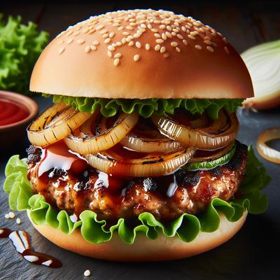 Image of So Simple Onion Barbecued Burgers