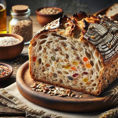 Image of Soaked Multigrain Sourdough Bread