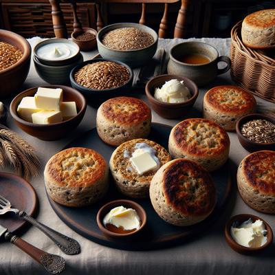 Image of Soaked Spelt Engish Muffins