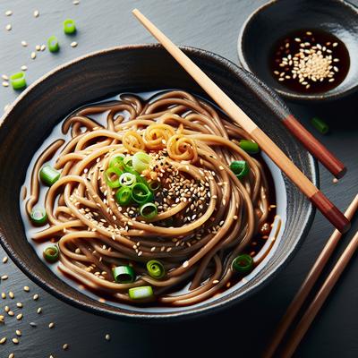 Image of Soba in Toasted Sesame Seed Sauce