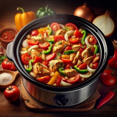 Image of Sofrito Chicken Crockpot Crock Pot