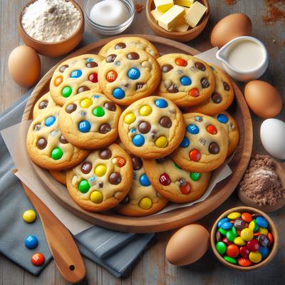 Image of Soft and Chewy M M Cookies
